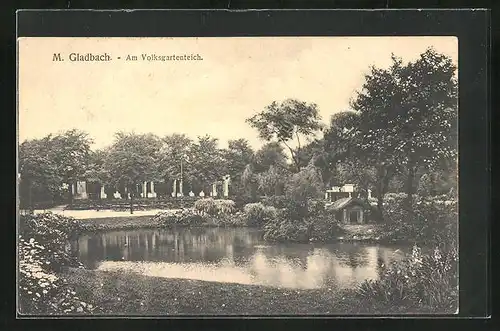 AK Mönchengladbach, Am Volksgartenteich