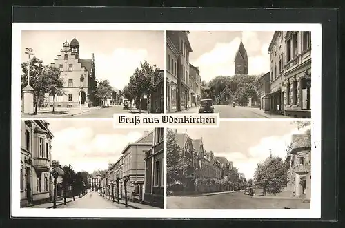 AK Odenkirchen, Strassenansichten aus der Stadt