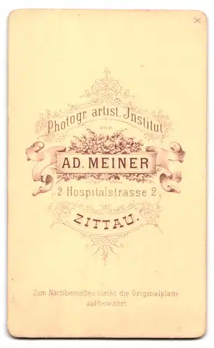 Fotografie Ad. Meiner, Zittau, Hospitalstrasse 2, Portrait kleiner Junge in modischer Kleidung