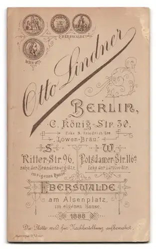 Fotografie Otto Lindner, Berlin-C, König-Strasse 30, Portrait bürgerlicher Herr mit Oberlippenbart