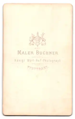 Fotografie Maler Buchner, Stuttgart, Mädchen mit Zopf