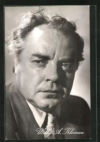 AK Schauspieler Willy A. Kleinau im Portrait