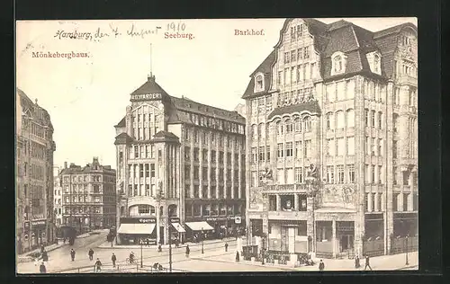 AK Hamburg, Seeburg, Barkhof, Mönckeberghaus