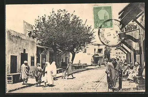 AK Tunis, Rue Halfaouine, Strassenpartie