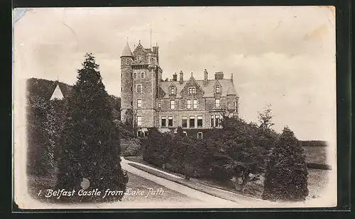 AK Belfast, Belfast Castle from Lake Path