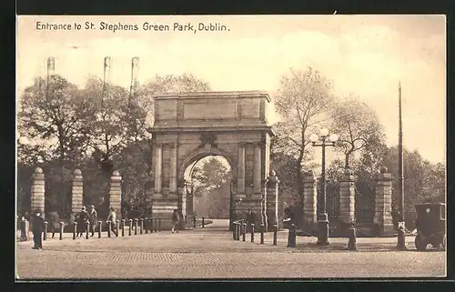 AK Dublin, Entrance to St. Stephens Green Park
