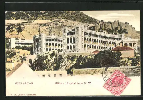 AK Gibraltar, Military Hospital from N. W.