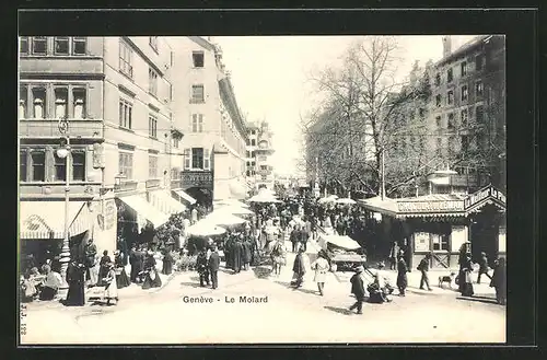 AK Geneve, Le Molard, Markttag