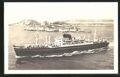 AK Passagierschiff Ferdinand de Lesseps, Compagnie des Messageries Maritimes