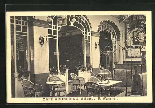 AK Hamburg-Altona, Café Kronprinz