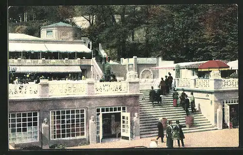 AK Hamburg-Altona, Gartenbau-Ausstellung 1914, Park-Café