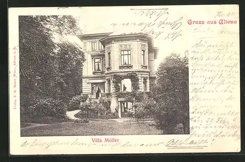 AK Hamburg-Altona, Villa Möller