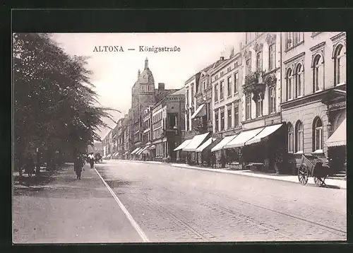 AK Hamburg-Altona, Königsstrasse