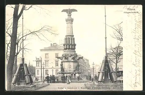 AK Hamburg-Altona, Kriegerdenkmal