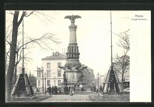 AK Hamburg-Altona, Kriegerdenkmal