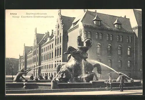 AK Hamburg-Altona, Stuhlmannbrunnen
