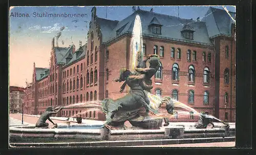AK Hamburg-Altona, Stuhlmannbrunnen