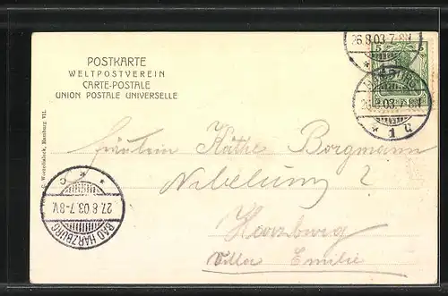 AK Hamburg-Neustadt, Alsterpavillon am Jungfernstieg