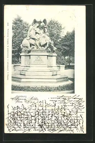 AK Hamburg-Neustadt, Am Kriegerdenkmal