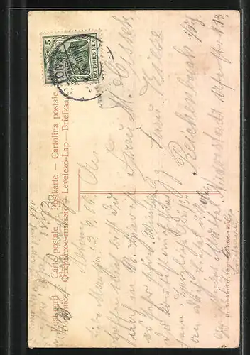 AK Hamburg-Neustadt, An der grossen Michaeliskirche