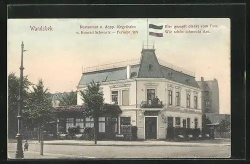 AK Hamburg-Wandsbek, Restaurant v. Konrad Schwartz