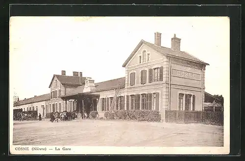 AK Cosne, La Gare, Bahnhof