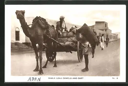 AK Aden, Maala load Camels and Cart
