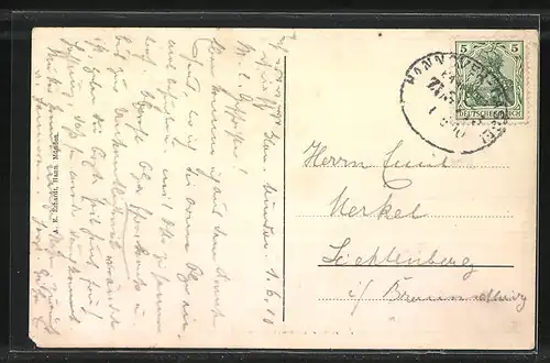 AK Hann. Münden, am Weserstein