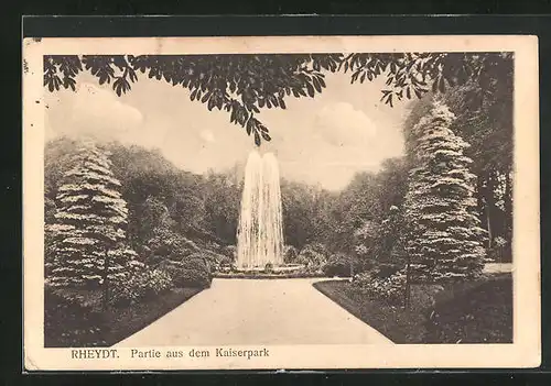 AK Rheydt, Wasserspiel im Kaiserpark