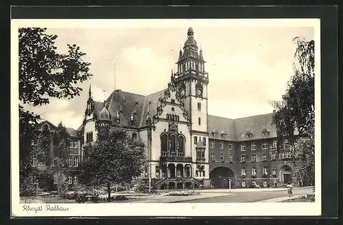 AK Rheydt, Blick zum Rathaus