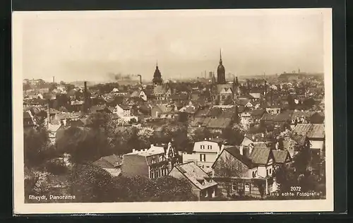 AK Rheydt, Panoramablick auf die Stadt