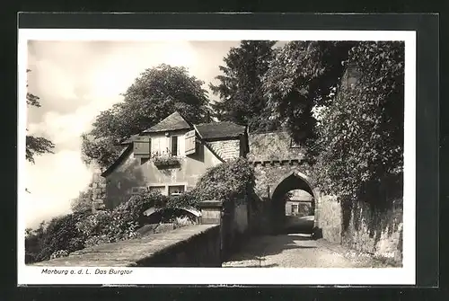 AK Marburg / Lahn, am Burgtor