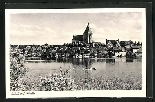 AK Mölln il Lbg., Blick vom Flussufer