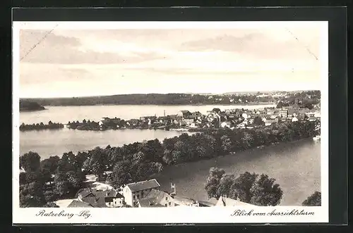 AK Ratzeburg i. Lbg., Panoramablick vom Aussichtsturm