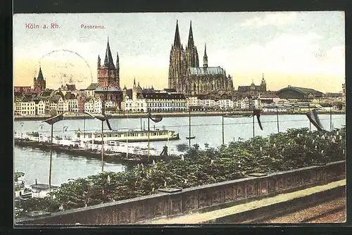 AK Köln / Rhein, Panorama
