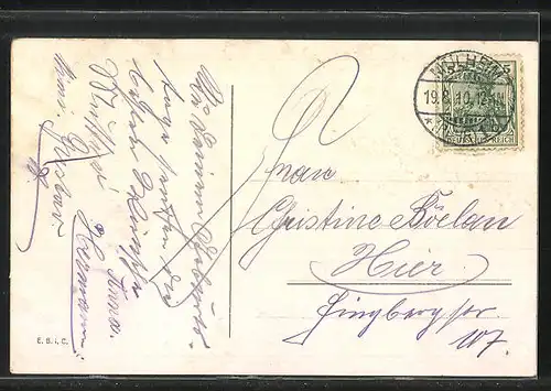 AK Köln, Leystapel aus der Vogelschau