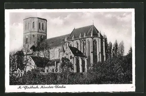 AK M.-Gladbach, Münster-Kirche