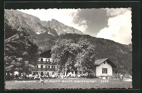 AK St. Martin /Gnadenwald, Gasthaus Speckbacher