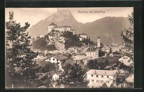 AK Kufstein, Ortsansicht mit Pendling