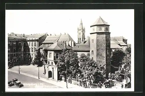 AK Königsberg, Teilansicht vom Schloss