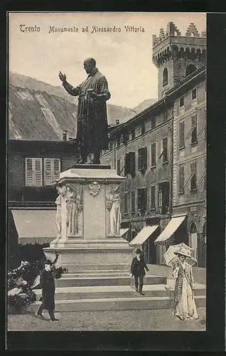 AK Trento, Monumento ad Alessandro Vittoria