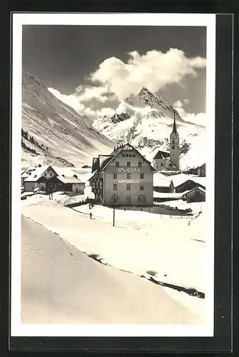 AK Galtür i. Paznaun, Ballunspitze, Alpenhaus Fluchthorn