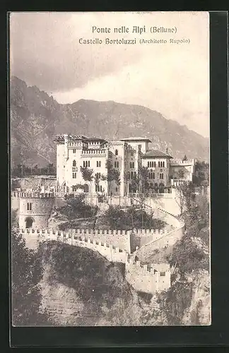 AK Ponte nelle Alpi, Castello Bortoluzzi