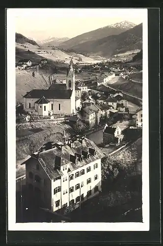 AK Matrei, Ortsansicht aus der Vogelschau