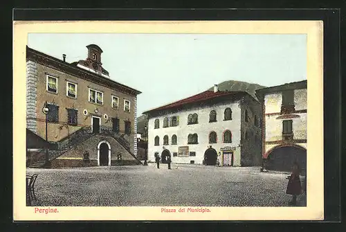 AK Pergine, Piazza del Municipio