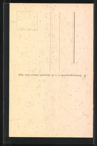 AK Düsseldorf, Blick auf das Wilhelm Marx-Haus