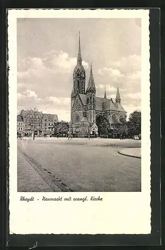 AK Gladbach-Rheydt, die evangelische Kirche am Neumarkt