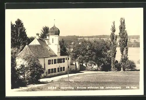 AK Herrsching, das Schloss Milfelden aus dem 16. Jahrhundert