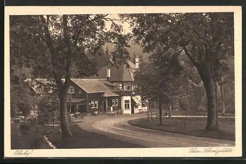 AK Oberhof i. Thür. Wald, vor der Oberen Schweizerhütte