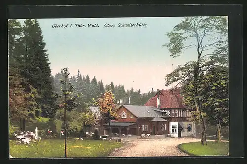 AK Oberhof i. Thür. Wald, Anlagen an der Oberen Schweizerhütte
